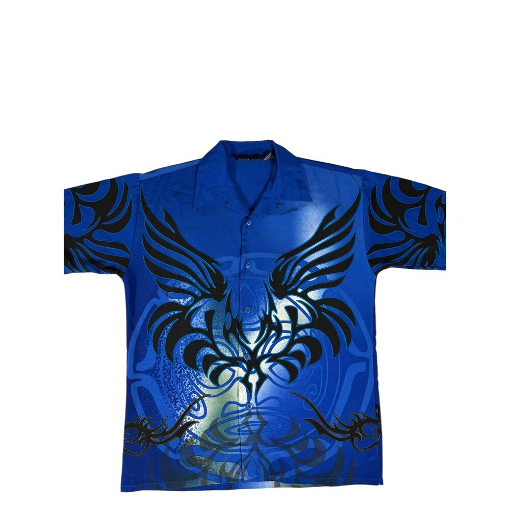 Vintage Blue Button Up Shirt